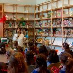 Visita de autor en Elementary School Library Villa Maria Academy